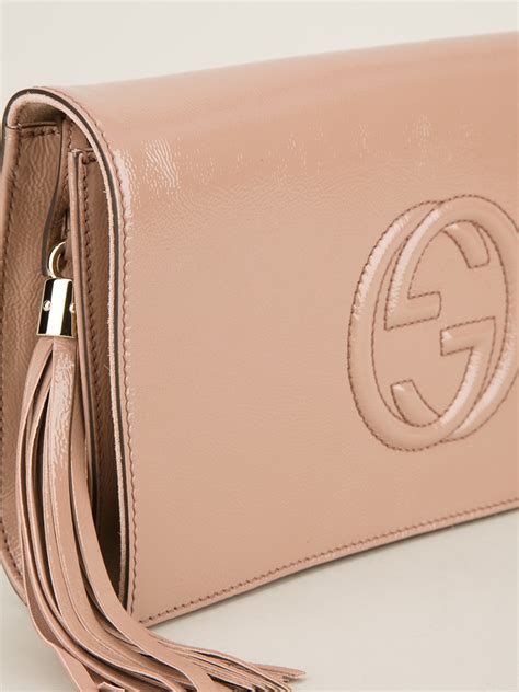 gucci soho leather clutch pink|Gucci micro gg wristlet clutch.